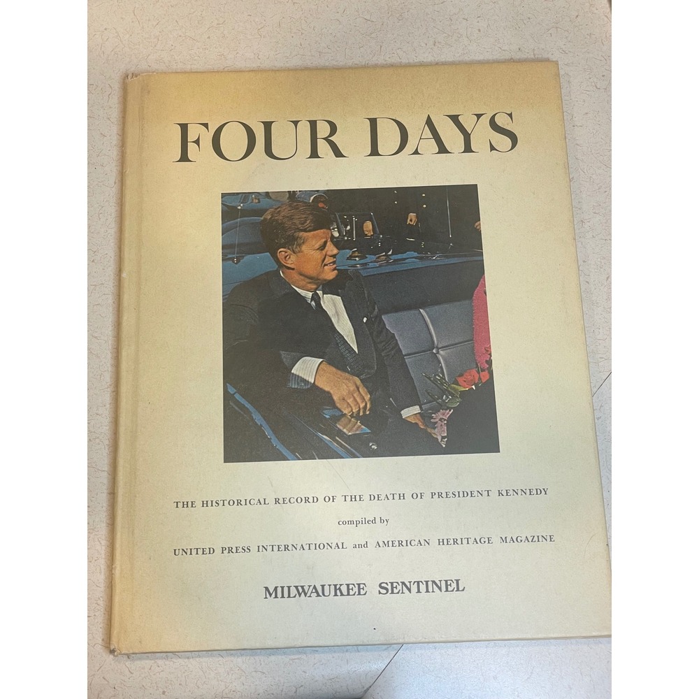 1964 Four Days JFK Death Historical Record Book Milwaukee Sentinel Edition - Picture 1 of 16